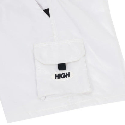 Oval Cargo Ripstop Shorts White - Four Street