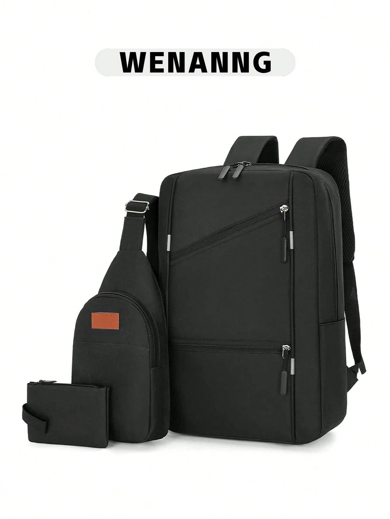 Oxford Cloth Business Backpack, Couple Backpack Set, Student Backpack, Includes Laptop Backpack And Travel Bag, Laptop Backpack For College, Multifunctional Men's Gift, Multifunctional Bag, Winter Bla