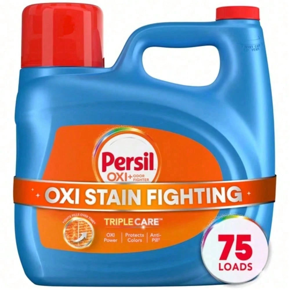 OXI Stain Fighting Laundry Detergent, Deep Cleaning Triple Care, Leaves Clothes Fresh & Vibrant