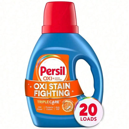 OXI Stain Fighting Laundry Detergent, Deep Cleaning Triple Care, Leaves Clothes Fresh & Vibrant
