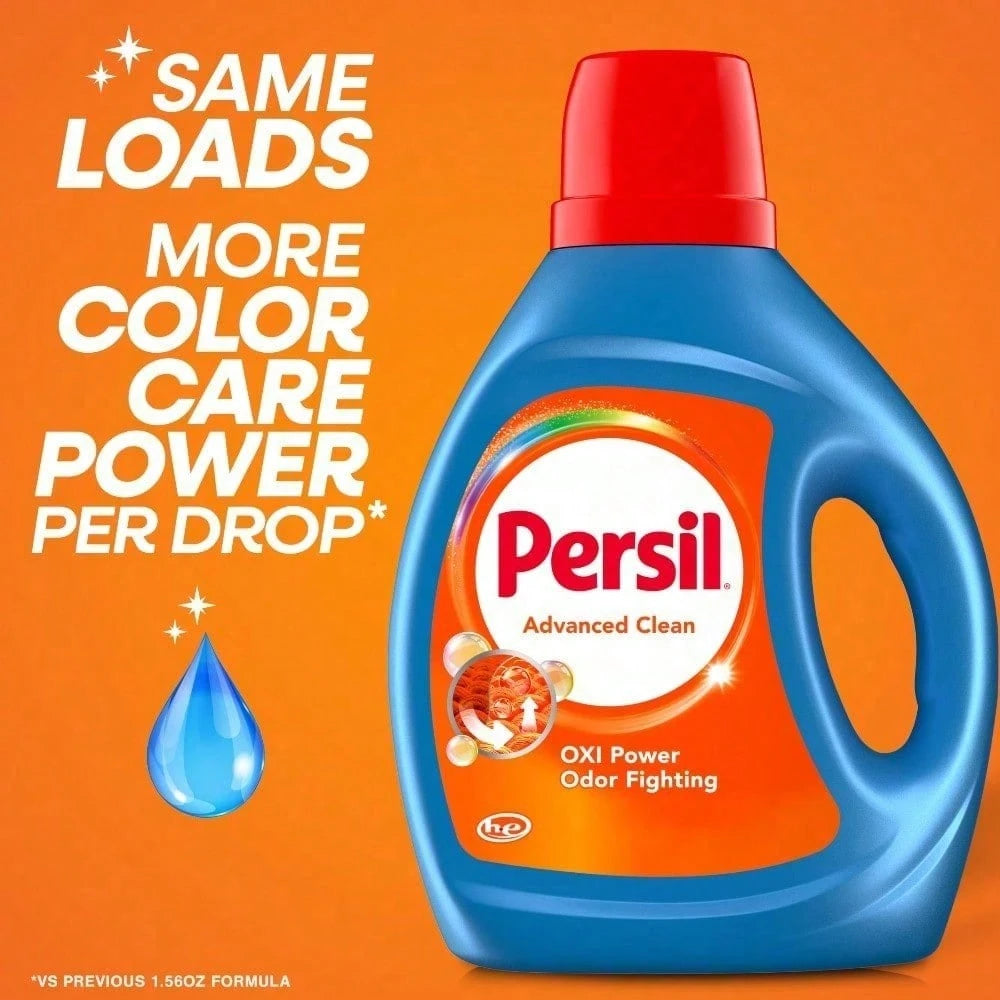 OXI Stain Fighting Laundry Detergent, Deep Cleaning Triple Care, Leaves Clothes Fresh & Vibrant
