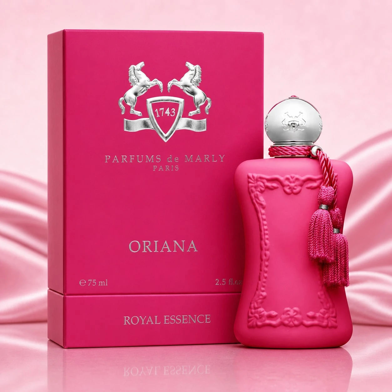 ParfumsDeMarly Oriana 75ml/2oz, Long Lasting Perfume Cologne, Sweet Warm Scent For Daily Wear, Evening, Travel And Gift