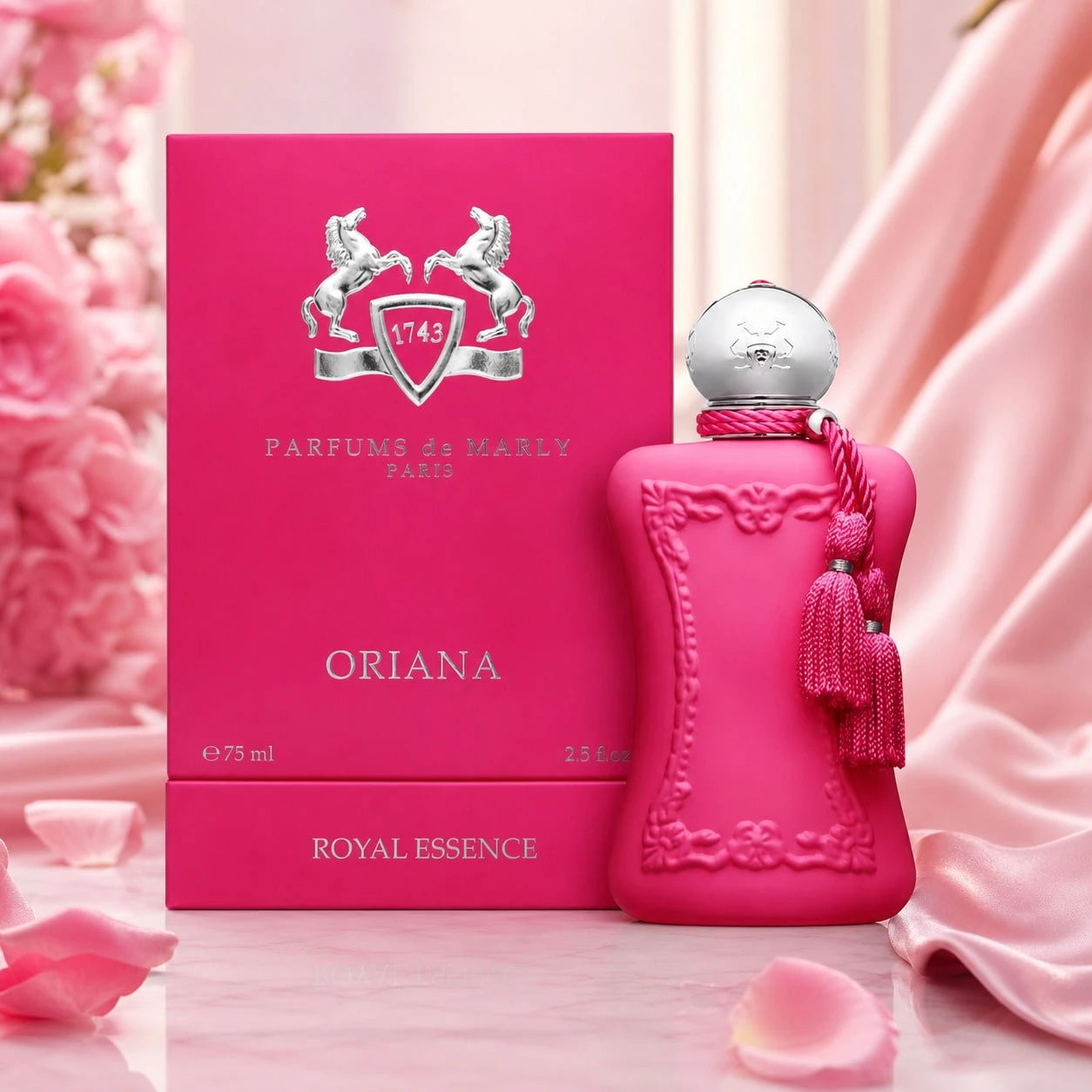 ParfumsDeMarly Oriana 75ml/2oz, Long Lasting Perfume Cologne, Sweet Warm Scent For Daily Wear, Evening, Travel And Gift