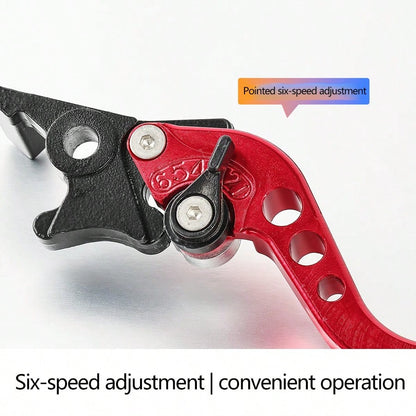 Pedal Motorcycle Disc Brake Bull Horn Brake Handle, Electric Vehicle Brake Lever Accessory, CNC Process Modified Parts, Electric Vehicle Front And Rear Disc Brake Handle, Alloy Material Brake Handle