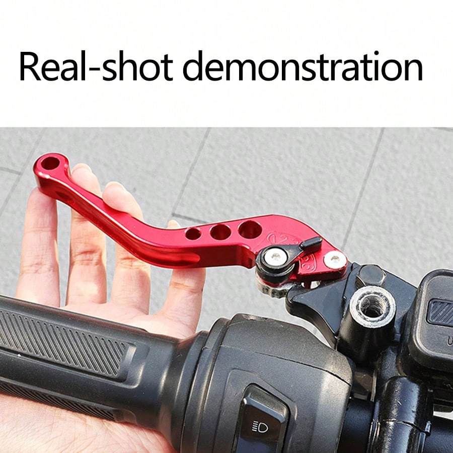 Pedal Motorcycle Disc Brake Bull Horn Brake Handle, Electric Vehicle Brake Lever Accessory, CNC Process Modified Parts, Electric Vehicle Front And Rear Disc Brake Handle, Alloy Material Brake Handle