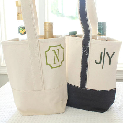 Personalized Canvas Wine Bag, Custom Wine Pouch, Bourbon Whiskey Wine Bag, Letter Combination Wine Bag, Bachelor Party Gift, Christmas Gift, Groomsman Gift, Hostess Gift, Newlywed Gift, Housewarming G
