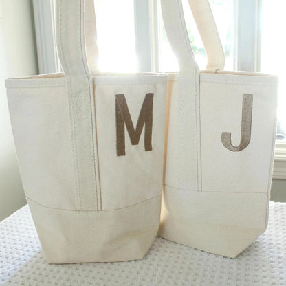 Personalized Canvas Wine Bag, Custom Wine Pouch, Bourbon Whiskey Wine Bag, Letter Combination Wine Bag, Bachelor Party Gift, Christmas Gift, Groomsman Gift, Hostess Gift, Newlywed Gift, Housewarming G