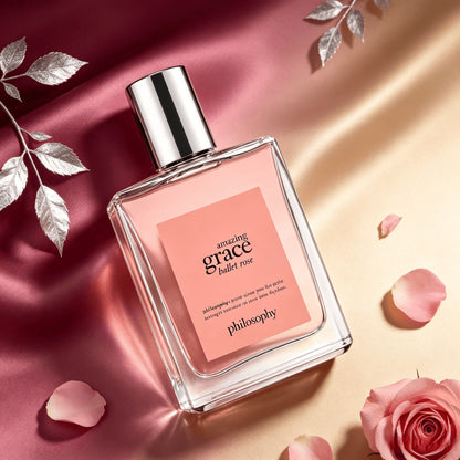 Philosophy Amazing Grace Eau De Toilette- Clean & Floral Women's Perfume- With Notes Of Bergamot, Muguet & Musk- Long Lasting Fragrance Soft And Smooth Skin White Musk, Elegant And Long-Lasting Fra