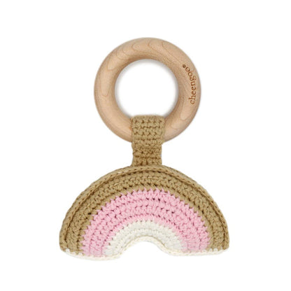 Pink Rainbow Rattle