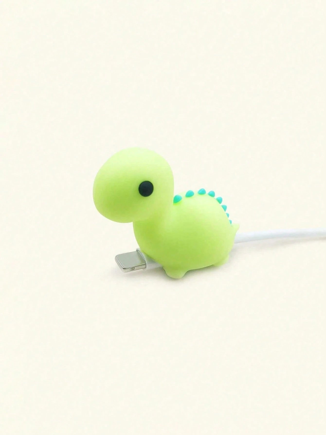 Pink Silicone Cartoon Dragon Apple Data Cable Interface Protector Anti Bending Silicone Charging Protector Women Gift
