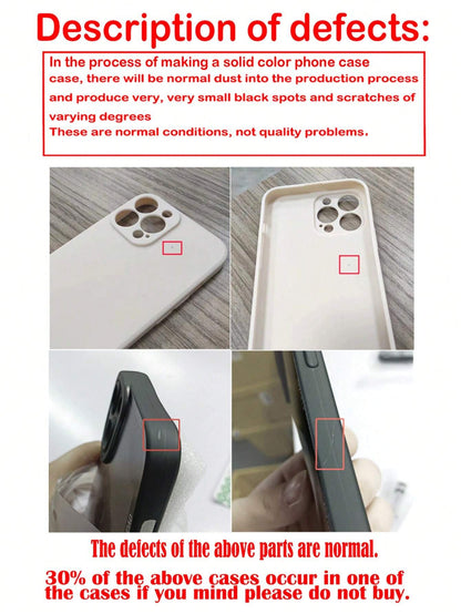 Pink Solid Color Apple Clear Card Slot Phone Case Waterproof Shockproof Anti-Fall Scratch Resistant Spring Gift