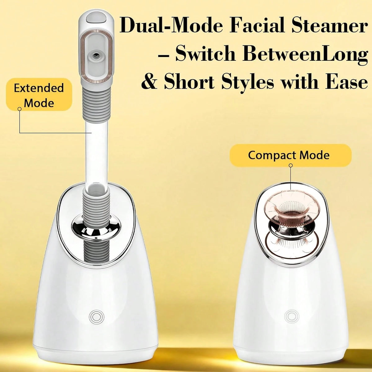 Pjordo Facial Steamer Spa Kit, Nano Ionic Face Steamer For Deep Cleaning Unclogs Pores, Warm Mist Humidifier Steamer For Face Home Sauna SPA, Professional Eauty Equipment For Skin Care,Self Care Gifts