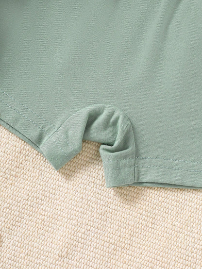 Playful Pals 4-Pack Baby Boy Plain Knit Casual Versatile Shorts