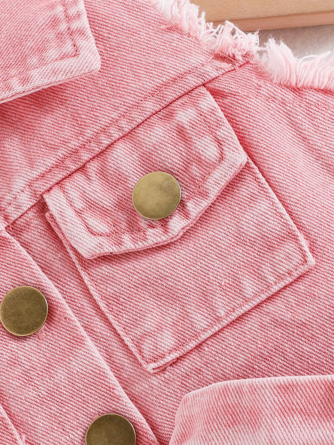 Playful Pals Baby Girl Fashionable, Elegant & Chic Distressed Blue Denim Top + Matching Skirt Summer Outfit Set