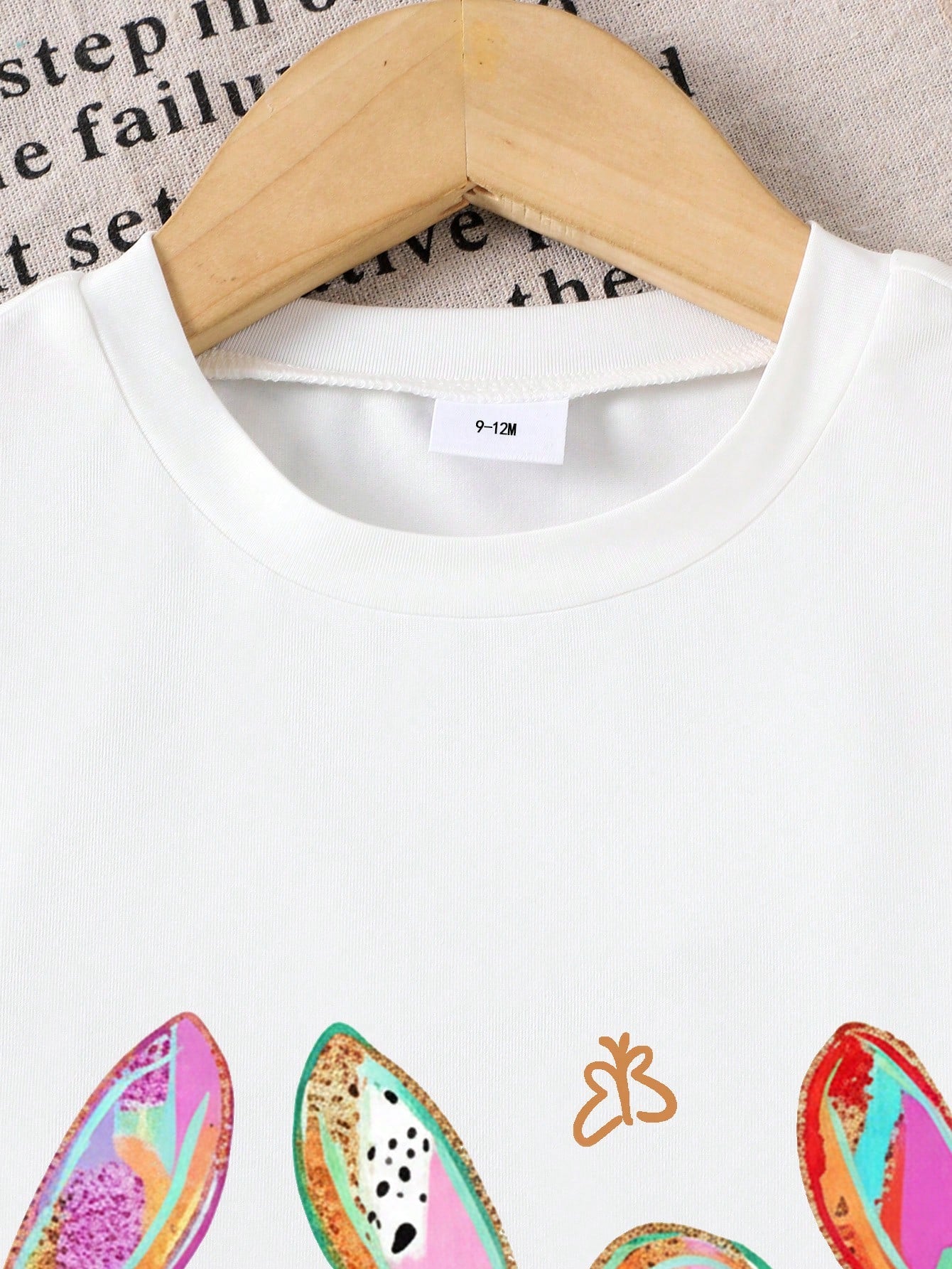 Playful Pals Baby Girl Slogan Graphic Short Sleeve Tee For Summer