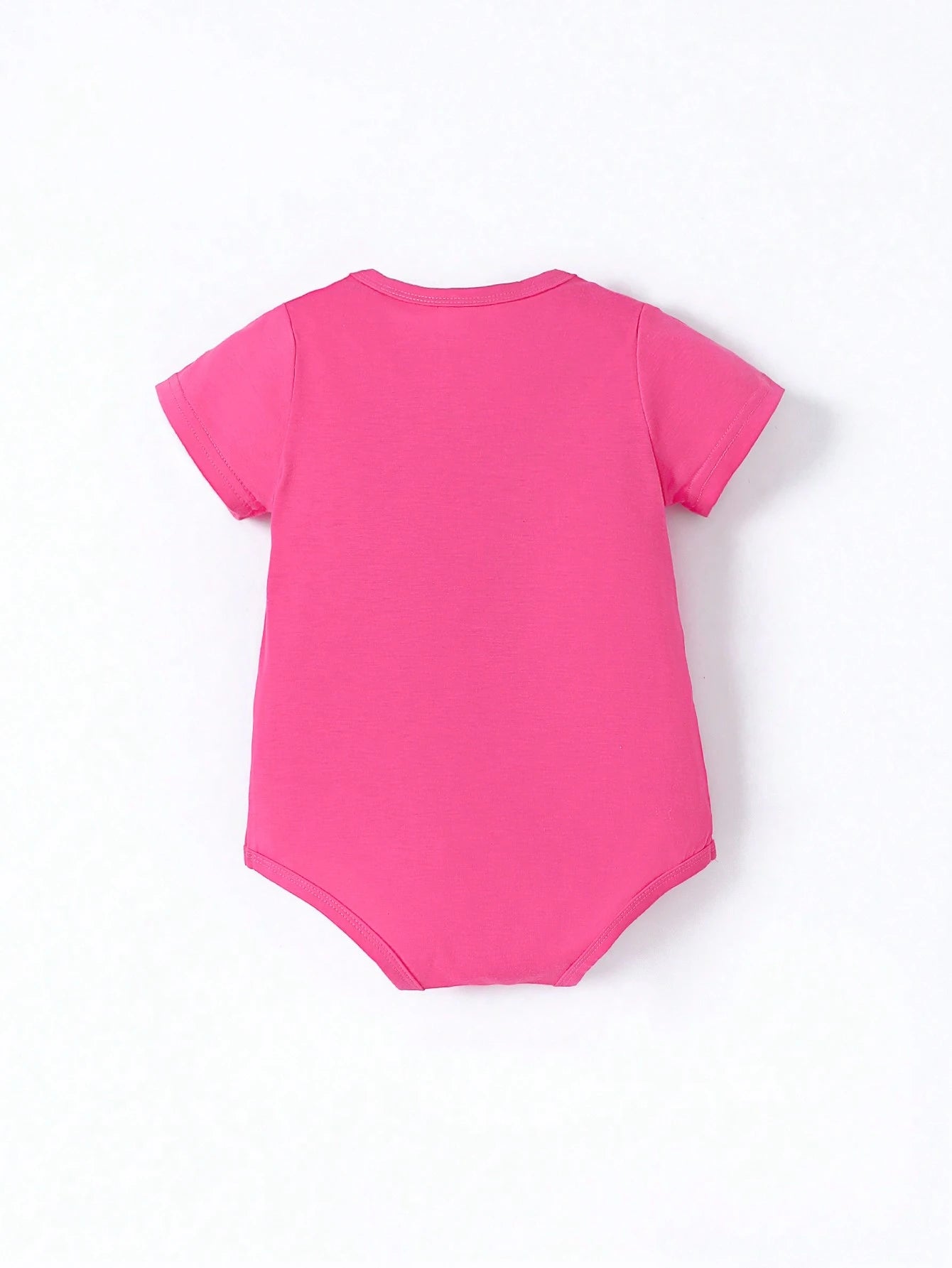 Playful Pals Baby Girls' Slogan Printed Short Sleeve Bodysuit