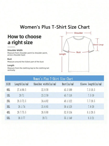 Plus Size Funny Graphic T-Shirt "Get In Loser" Funny Graphic T-Shirt Crew Neck, Short Sleeve- Perfect For Casual Attire Women Size L-3XL 4XL 5XL