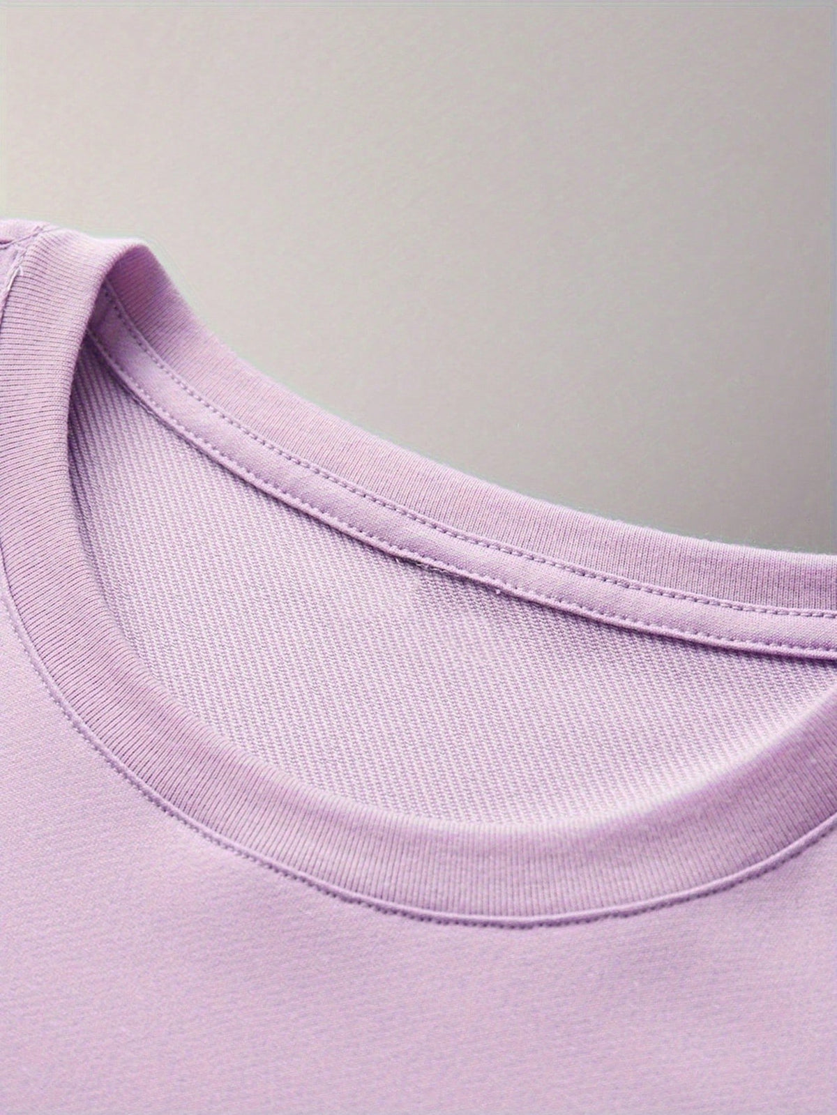 Plus Size-Limited Edition Women's T-Shirt, Pink And Purple "Limited Edition" Letter Print- Soft Elastic Polyester, Round Neck Short Sleeve Casual Top