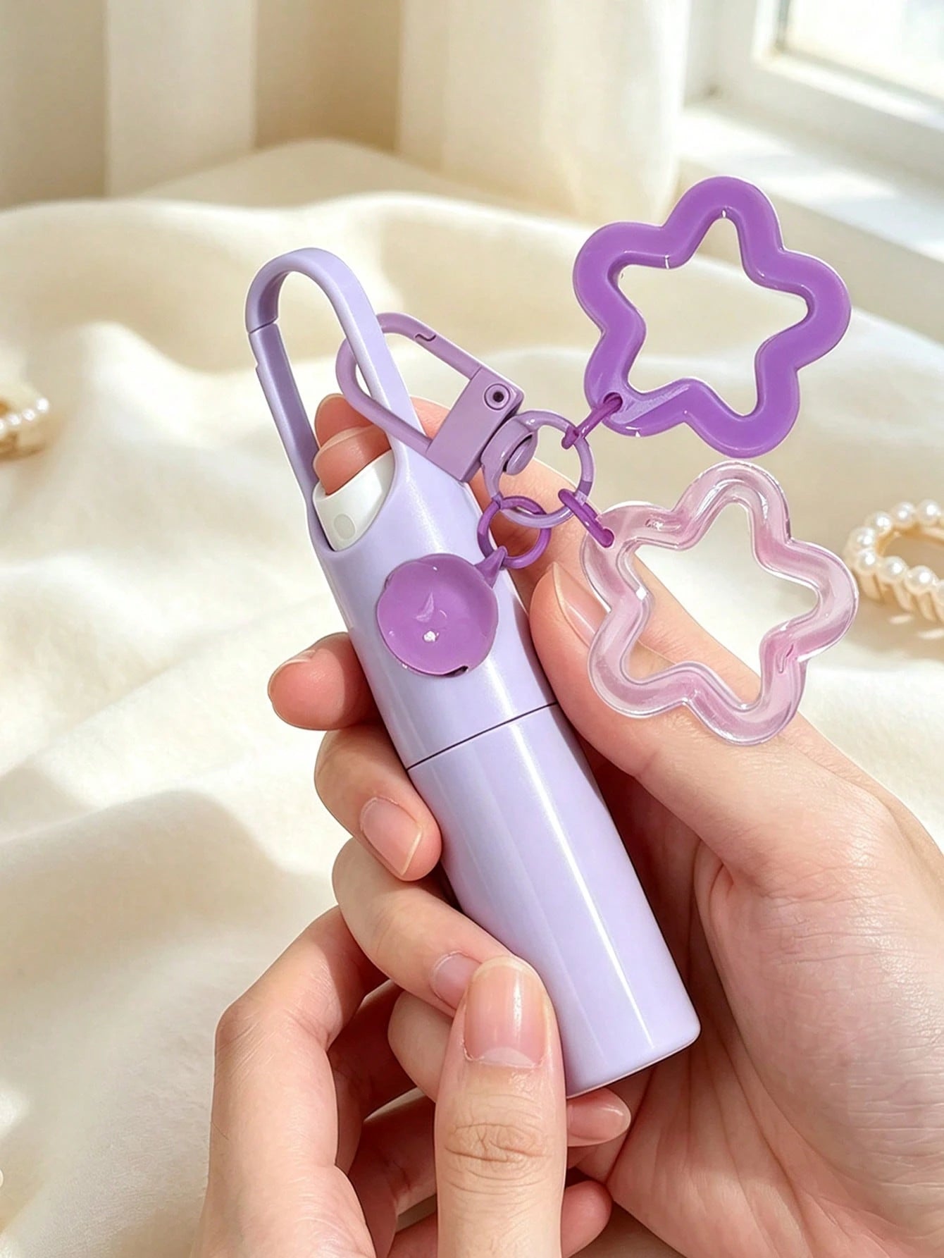 Portable Fragrance Spray Bottle With Cute Bear Keychain, Refillable Travel Fragrance Sprayer, Fashionable Mini Fragrance Bottle, Can Be Hung On Wallet/Bag/Keychain, Convenient To Carry, Leak-Proof Des