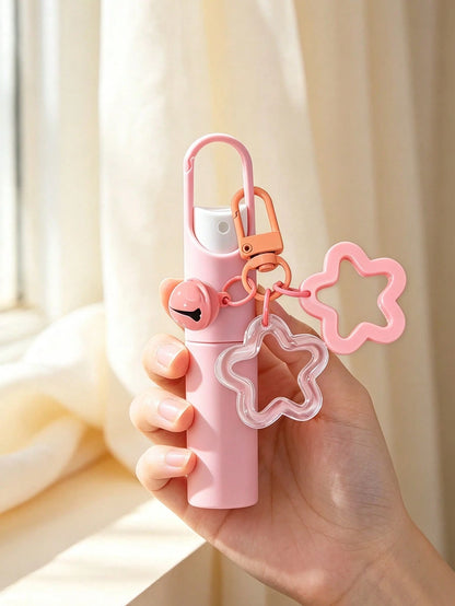 Portable Fragrance Spray Bottle With Cute Bear Keychain, Refillable Travel Fragrance Sprayer, Fashionable Mini Fragrance Bottle, Can Be Hung On Wallet/Bag/Keychain, Convenient To Carry, Leak-Proof Des
