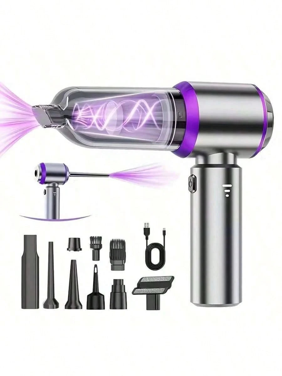 Portable Home Vacuum Cleaner, 20,000 Pa Powerful Suction, Portable Car Vacuum Cleaner, Wireless Handheld Vacuum Cleaner; Equipped With Brushless Motor; Suitable For Car, Home, Office, Camping And More
