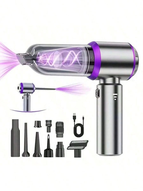 Portable Home Vacuum Cleaner, 20,000 Pa Powerful Suction, Portable Car Vacuum Cleaner, Wireless Handheld Vacuum Cleaner; Equipped With Brushless Motor; Suitable For Car, Home, Office, Camping And More