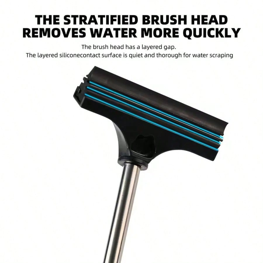 Portable Rearview Mirror Wiper, Telescopic Car Window Cleaning Brush, Telescopic Car Glass Cleaning Brush- Manual Rearview Mirror Wiper, Effectively Cleans Windshield And Rearview Mirror; Car Cleanin