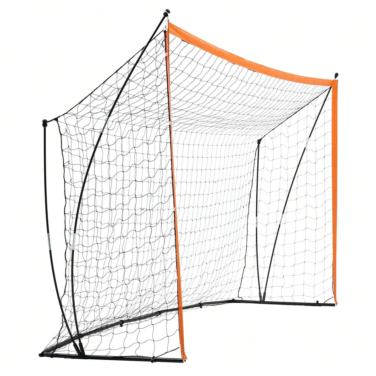 Portable Soccer Goal, 12x6 Ft Adults Backyard Soccer Net, Large Practice Soccer Net, Steel Fiberglass Structure Training Goal Set, All-Weather Outdoor Soccer Goals With Carry Bag, Orange