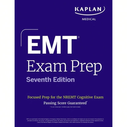 Pre-Owned EMT Exam Prep, Seventh Edition: Focused Prep Book And Study Guide For The Nremt Cognitive (Paperback) By Kaplan Medical