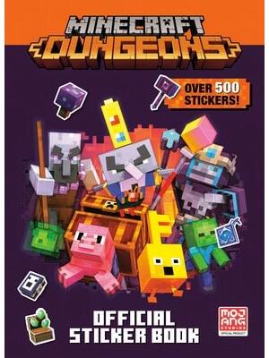 Pre-Owned Minecraft Official Dungeons Sticker Book (Minecraft) (Paperback) By Random House