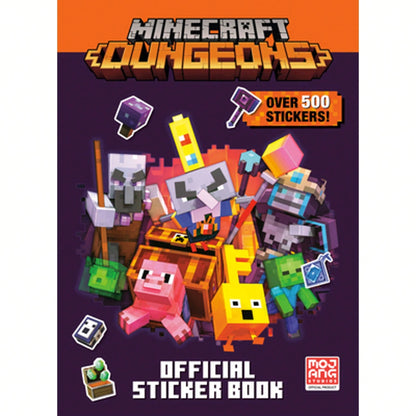 Pre-Owned Minecraft Official Dungeons Sticker Book (Minecraft) (Paperback) By Random House