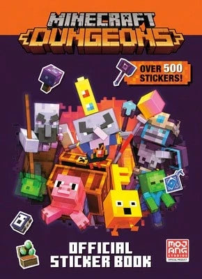Pre-Owned Minecraft Official Dungeons Sticker Book (Minecraft) (Paperback) By Random House