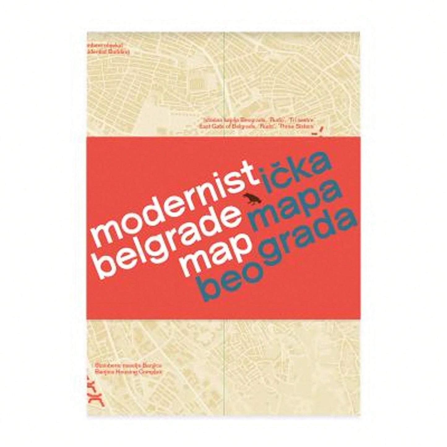 Pre-Owned Modernist Belgrade Map: Modernisticka Mapa Beograda (Paperback) By Ljuba Slavkovic, Relja Ivanic