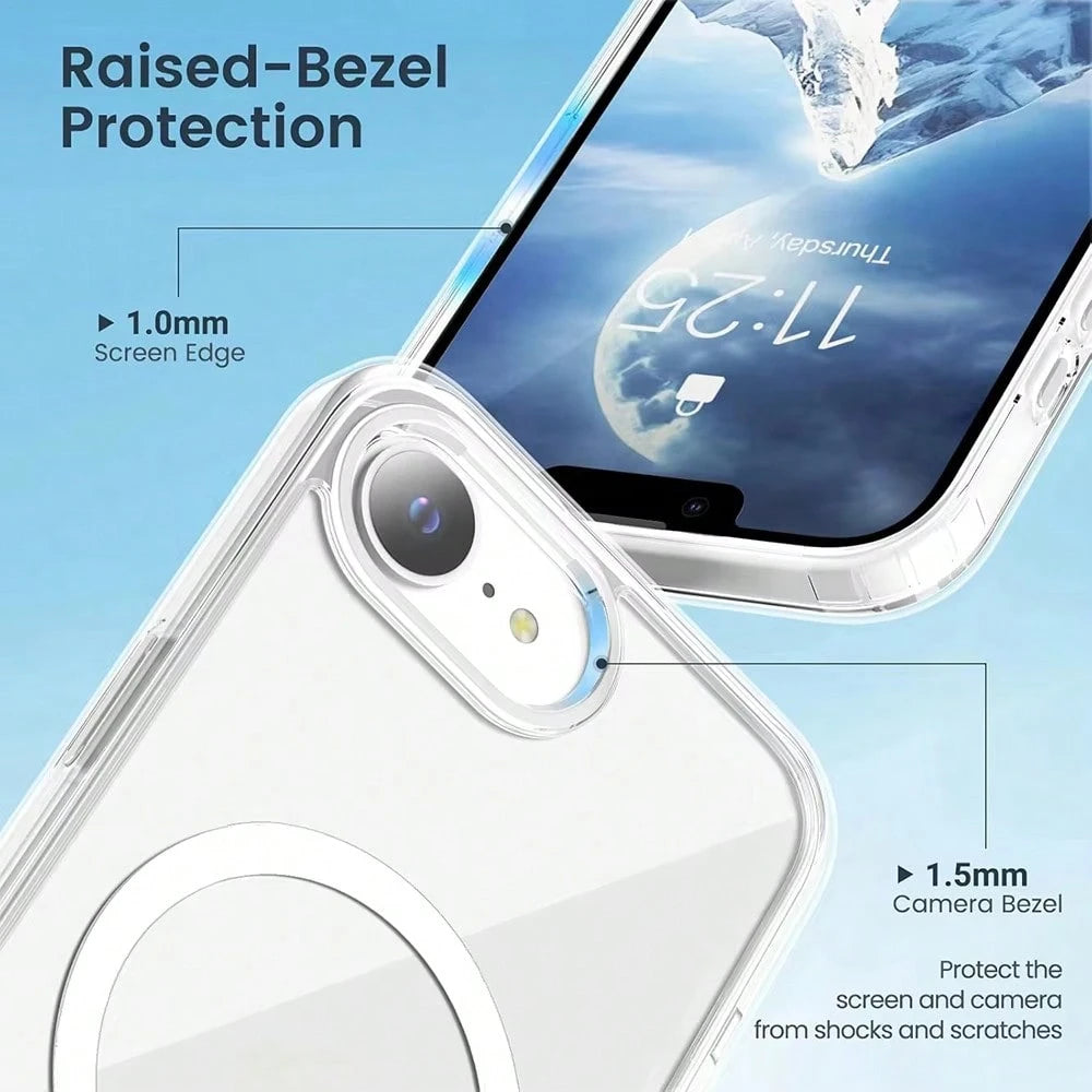 Premium Acrylic Transparent Phone Case, Compatible With Apple 17e 16e SE2022 SE2020 8 8Plus XR XSMax SE2 SE3 17 16 15 14 13 12 11, Compatible With Google Pixel 10 10A 9 9A And A56 A54 A26 A16 A15 A17