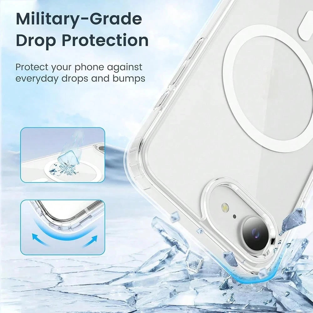 Premium Acrylic Transparent Phone Case, Compatible With Apple 17e 16e SE2022 SE2020 8 8Plus XR XSMax SE2 SE3 17 16 15 14 13 12 11, Compatible With Google Pixel 10 10A 9 9A And A56 A54 A26 A16 A15 A17