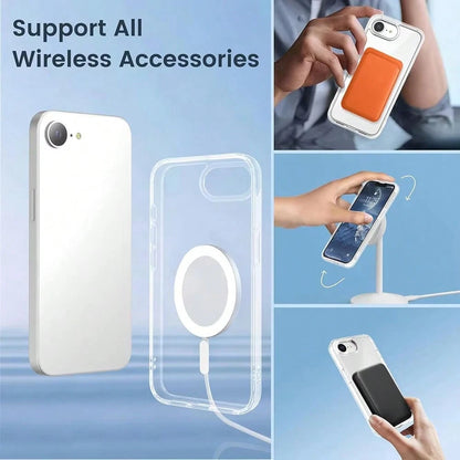 Premium Acrylic Transparent Phone Case, Compatible With Apple 17e 16e SE2022 SE2020 8 8Plus XR XSMax SE2 SE3 17 16 15 14 13 12 11, Compatible With Google Pixel 10 10A 9 9A And A56 A54 A26 A16 A15 A17