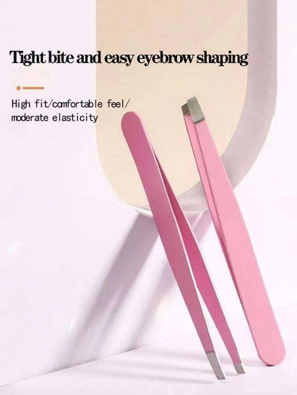 Professional Eyebrow Tweezers Hair Removal Tweezers, Mini Travel Tweezers, Facial Hair Grooming Tweezers, Precision Tweezers, Best Tweezers For Sensitive Skin, Precision Slanted Tip Tweezers, Stainles