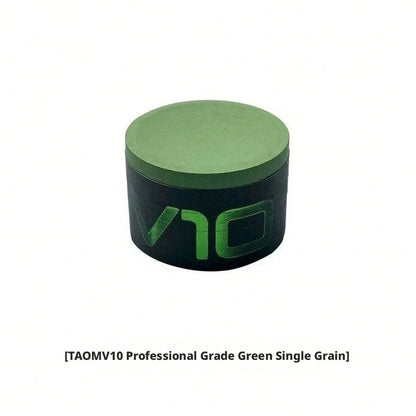 Professional TAOM V10 Billiard Chalk Single Piece With Acrylic Box, Anti-Slip Pool Cue Chalk For Snooker Pool Table Game Accessories