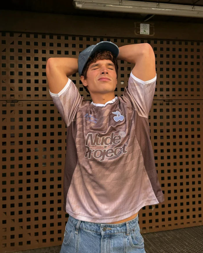 Radja Football Tee Brown