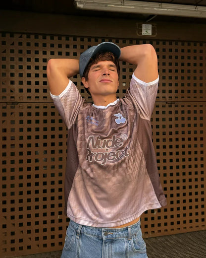 Radja Football Tee Brown