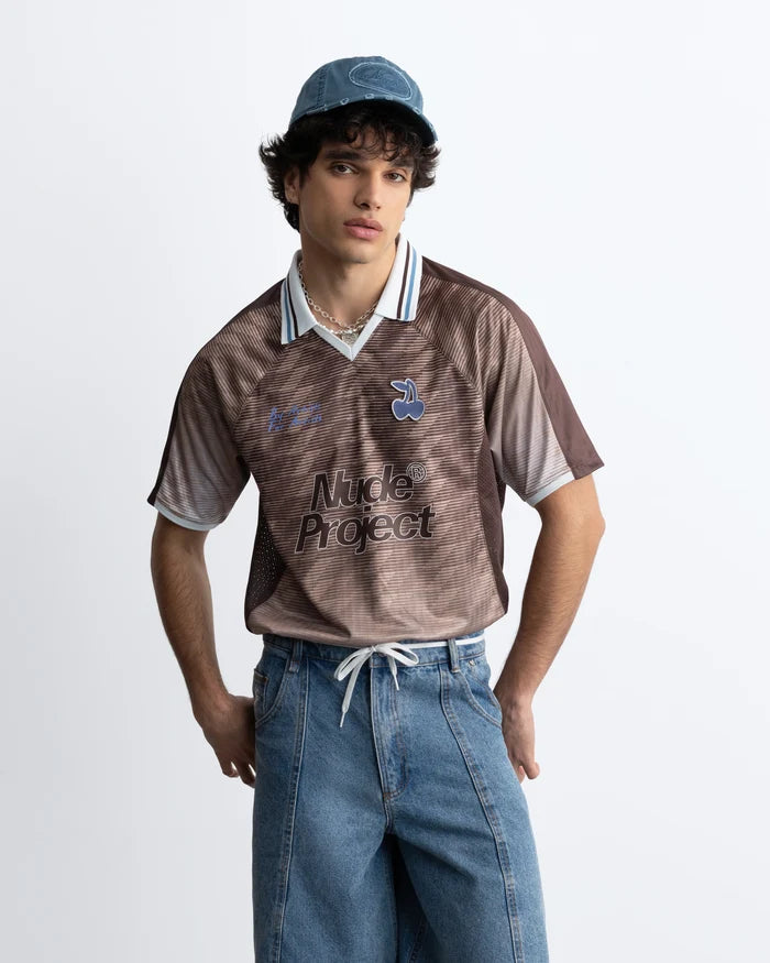 Radja Football Tee Brown