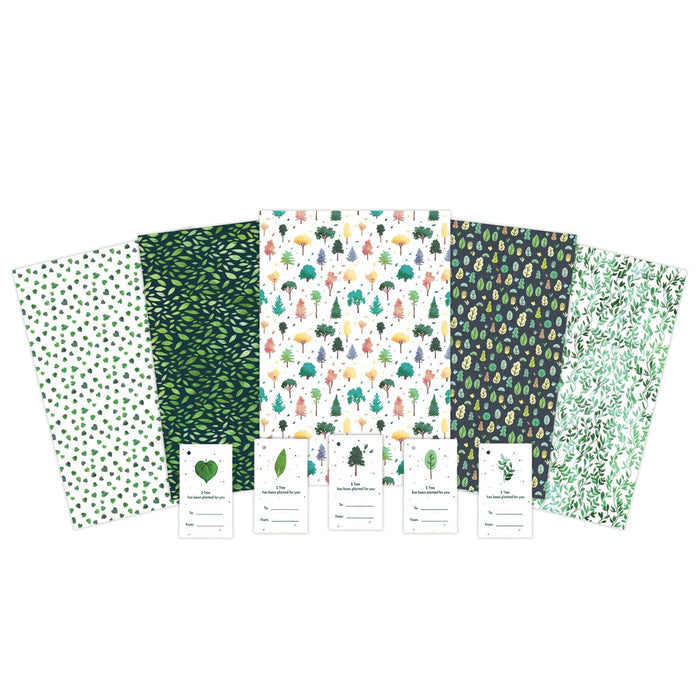 Recycled Wrapping Paper Pack - 10 Sheets + 10 Trees Planted-min