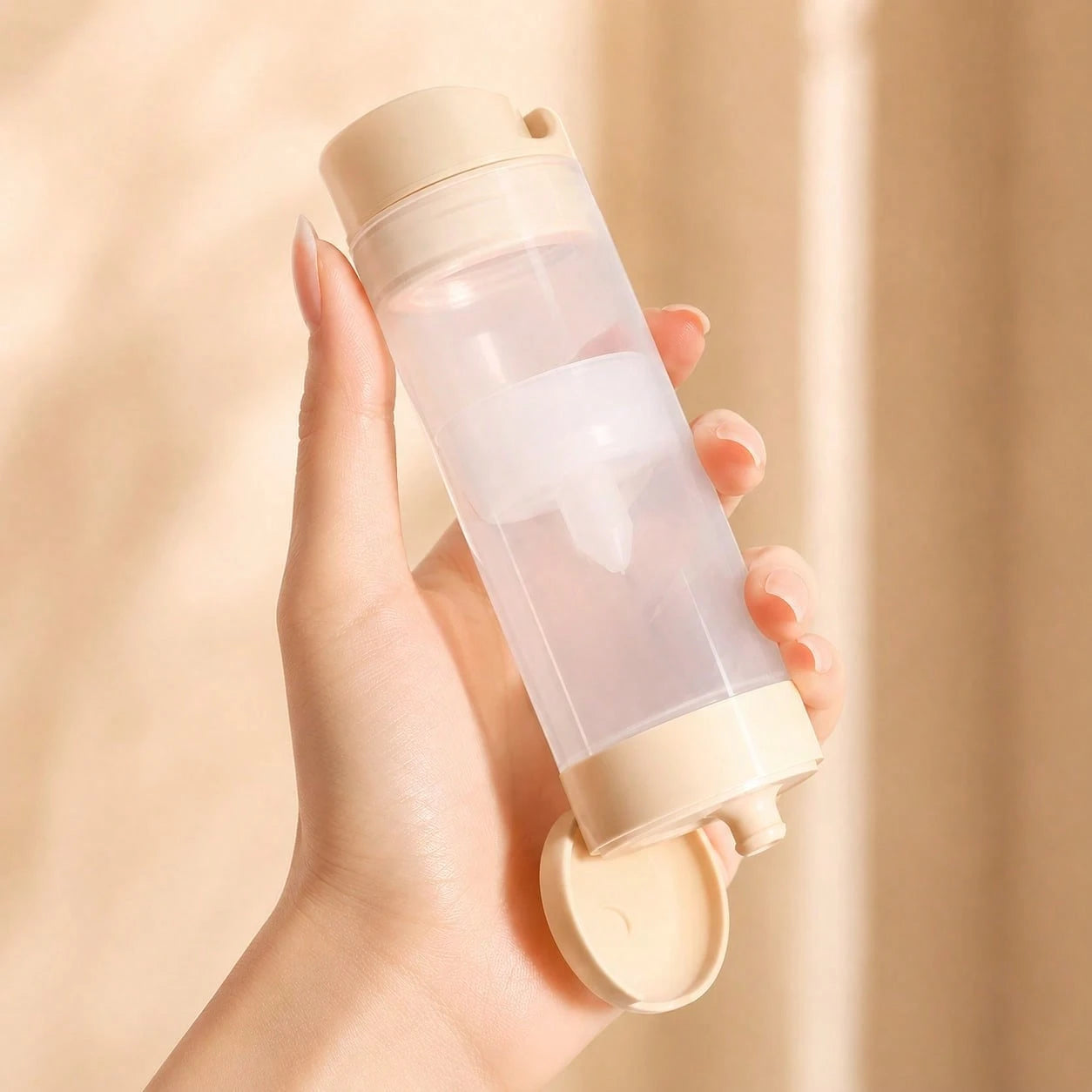 Refillable Squeeze Travel Dispenser Bottles, Leak-Proof Portable Liquid Containers For Shampoo, Lotion, Sunscreen And Foundation, Travel Essentials
