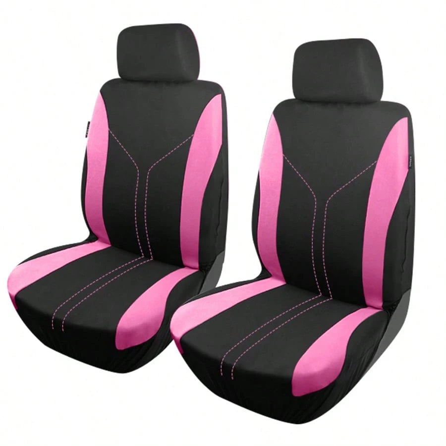 REMAX Car Seat Covers Set Polyester Fabric Airbag Compatible Universal Fit Auto Accessories For Women New Design,Car Seat Cover Full Set