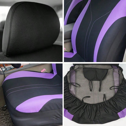 REMAX Car Seat Covers Set Polyester Fabric Airbag Compatible Universal Fit Auto Accessories For Women New Design,Car Seat Cover Full Set