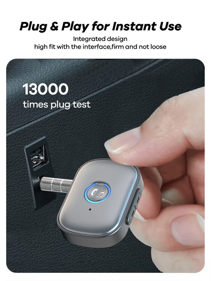 REMAX Mini Bluetooth 5.3 Audio Receiver, Plug & Play, Built-In HD Mic For Hands-Free Calls, HD Sound & Stable Low-Latency Transmission For Car Stereos, Speakers & Wired Headphones, Car Accessories, Ca
