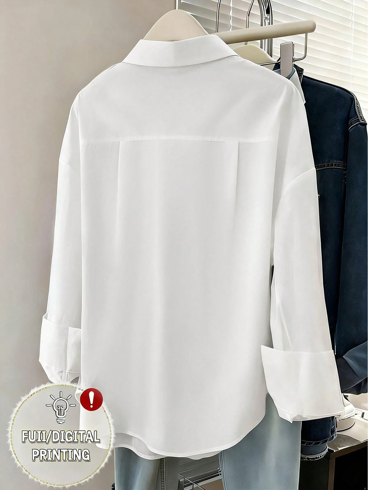 Resyla Digital Floral Print Women Casual Front Button Long Sleeve Shirt