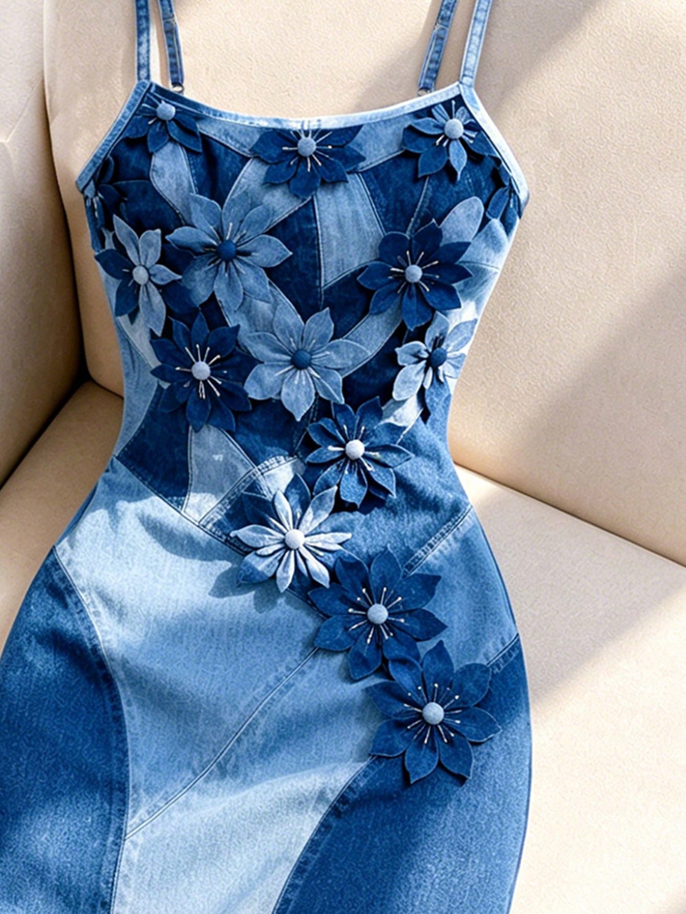 Resyla New Arrival, Best Seller: Special Print Fabric, Regular Fit, Women's Spaghetti Strap Slim Fit Maxi Dress
