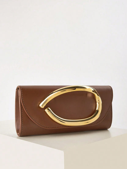 Retro Solid Color Clutch Bag, Versatile Handbag, Fashionable PU Leather Bag, Suitable For Women, Can Be Used For Weddings, Parties, Balls, Galas And Other Occasions, Stylish Women's Clutch Bag