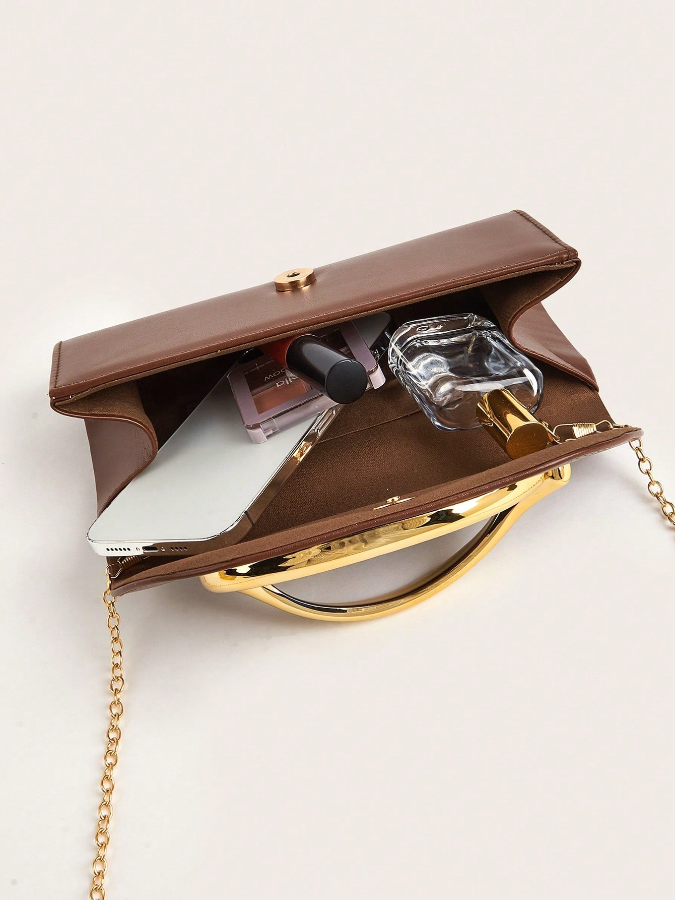 Retro Solid Color Clutch Bag, Versatile Handbag, Fashionable PU Leather Bag, Suitable For Women, Can Be Used For Weddings, Parties, Balls, Galas And Other Occasions, Stylish Women's Clutch Bag